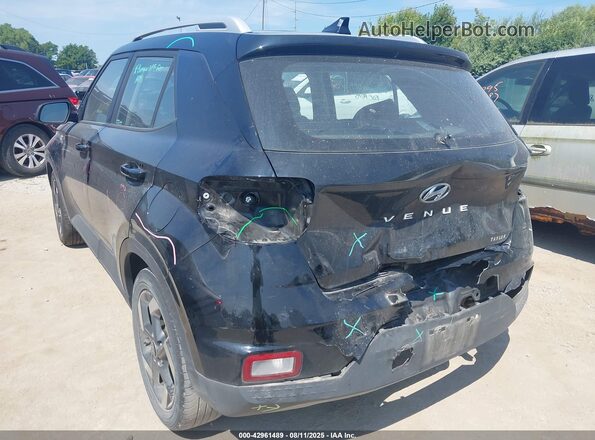 KMHRC8A34MU079804 2021 HYUNDAI VENUE Черный Вид спереди