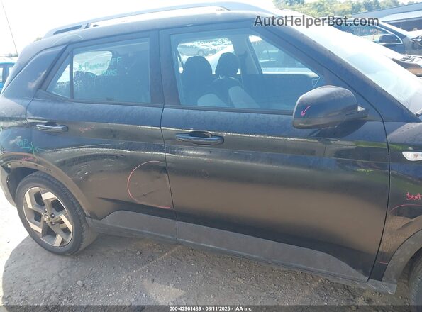KMHRC8A34MU079804 2021 HYUNDAI VENUE Черный Вид задней части салона