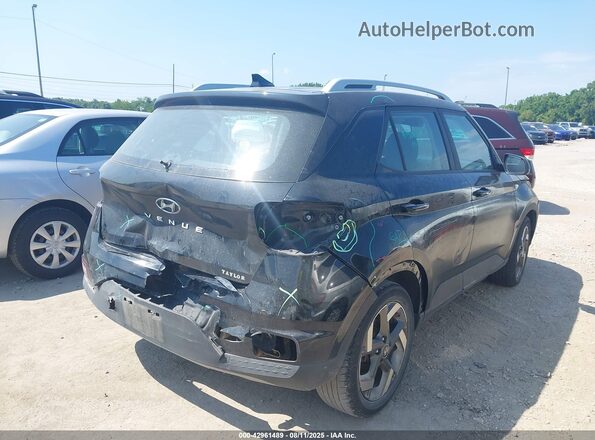 KMHRC8A34MU079804 2021 HYUNDAI VENUE Черный Задняя правая четверть