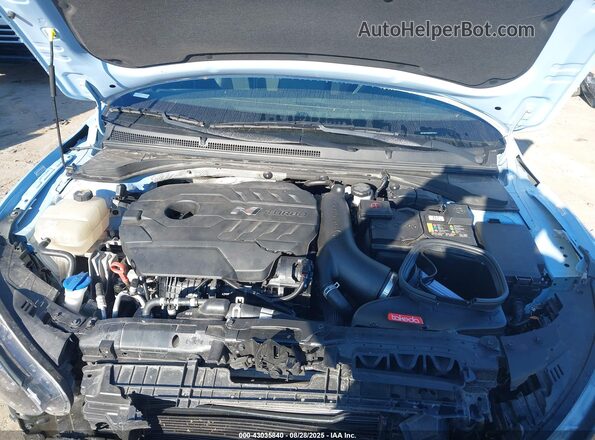 KMHT36AH2NU015610 2022 HYUNDAI VELOSTER N Blue Հետևի տեսք