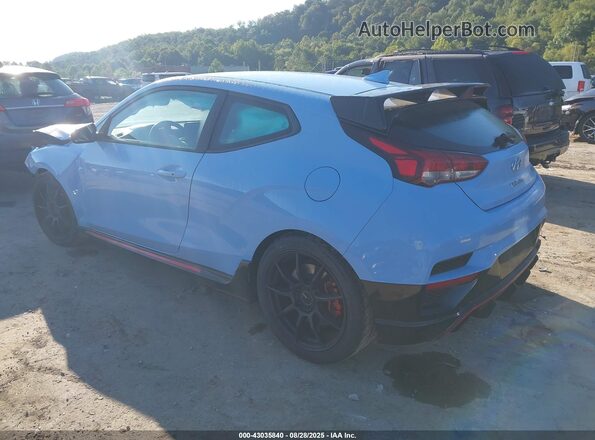 KMHT36AH2NU015610 2022 HYUNDAI VELOSTER N Blue Հետևի ձախ