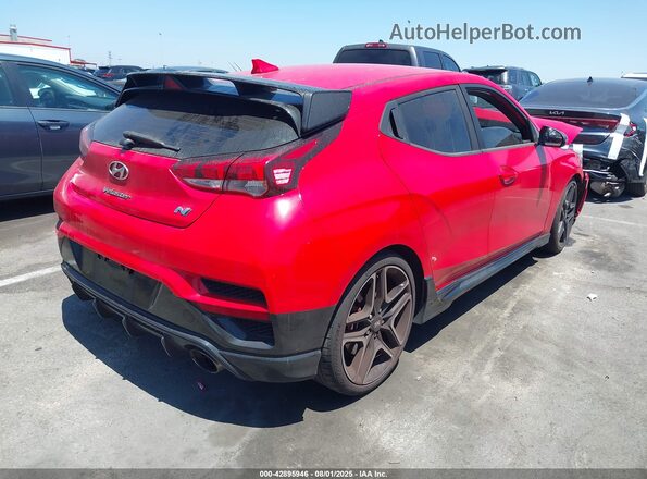 KMHT36AH4NU012160 2022 HYUNDAI VELOSTER N Red უკანა მარჯვენა