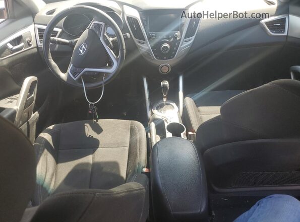 KMHTC6AD2HU307842 2017 HYUNDAI VELOSTER Red 