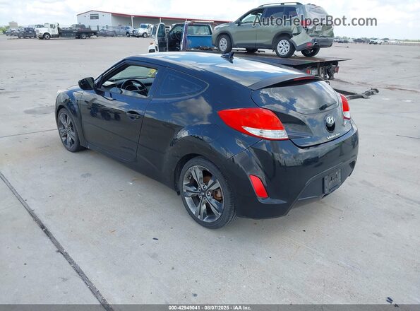 KMHTC6AD7HU322210 2017 HYUNDAI VELOSTER Black Rear left