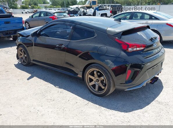 KMHTH6AB1KU009399 2019 HYUNDAI VELOSTER Black Задня ліва чверть
