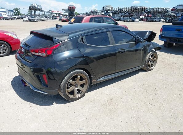 KMHTH6AB1KU009399 2019 HYUNDAI VELOSTER Black Задня права чверть