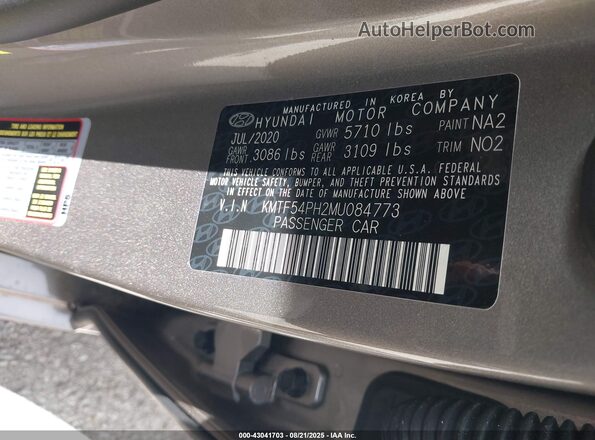 KMTF54PH2MU084773 2021 GENESIS G90 Beige Вид підкапотного простору
