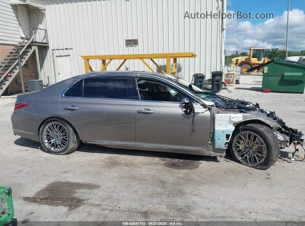 KMTF54PH2MU084773 2021 GENESIS G90 Beige Вид задньої частини салону