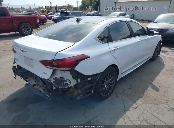 KMTFN4JB4KU306344 2019 GENESIS G80 Белый Задняя правая четверть