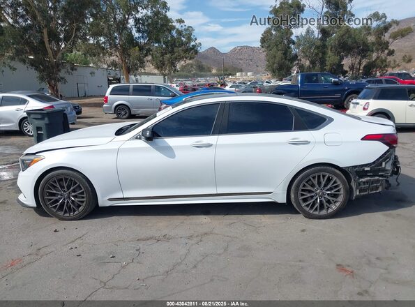 KMTFN4JB4KU306344 2019 GENESIS G80 Белый Панорамный вид салона 360°
