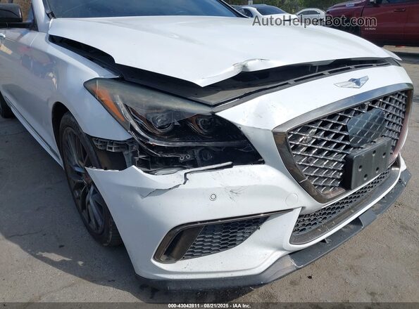 KMTFN4JB4KU306344 2019 GENESIS G80 Белый Вид спереди