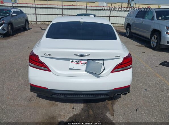 KMTG24LA7KU034986 2019 GENESIS G70 White 