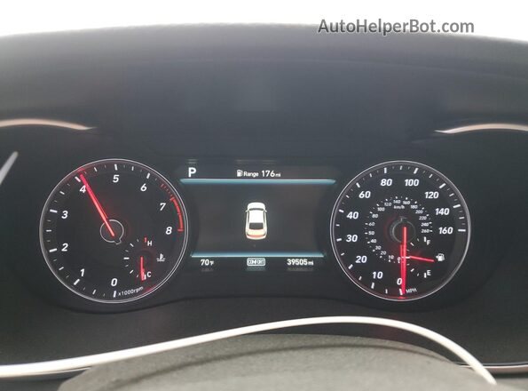 KMTG34LA8LU059992 2020 GENESIS G70 Red 