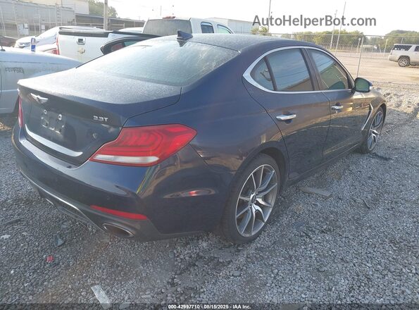 KMTG34LE3KU024830 2019 GENESIS G70 Dark Blue 