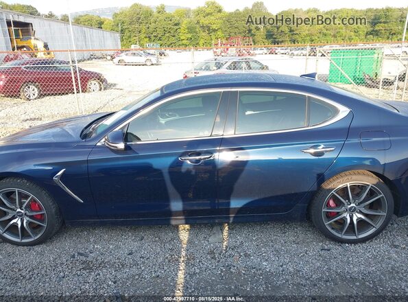 KMTG34LE3KU024830 2019 GENESIS G70 Dark Blue 