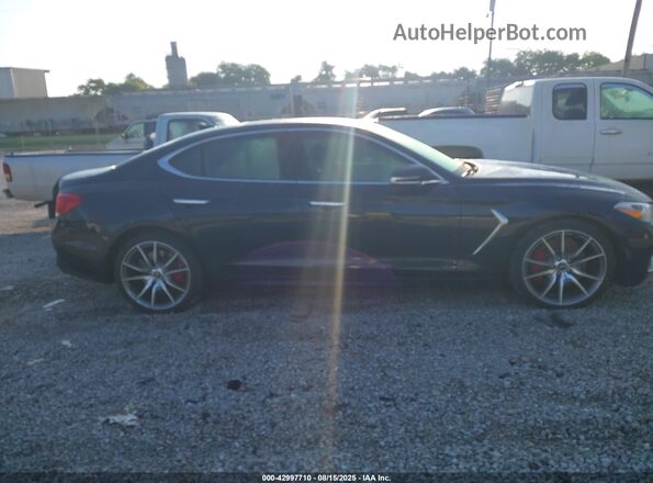 KMTG34LE3KU024830 2019 GENESIS G70 Dark Blue 