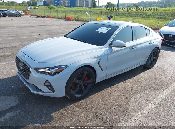 KMTG34LE8MU072858 2021 GENESIS G70 White 