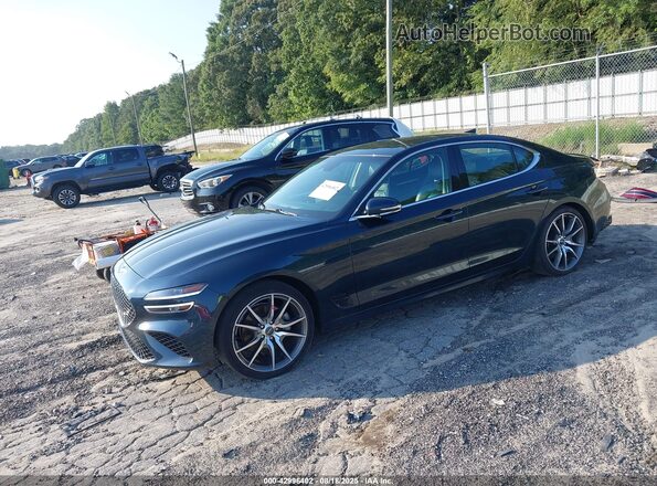 KMTG34TA6PU124716 2023 GENESIS G70 Green Przód lewy