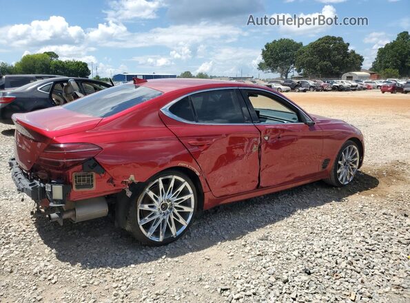 KMTG54TE2NU094835 2022 GENESIS G70 Red 