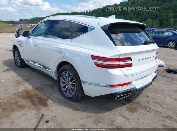 KMUHBDSB6MU037505 2021 GENESIS GV80 White უკანა მარცხენა