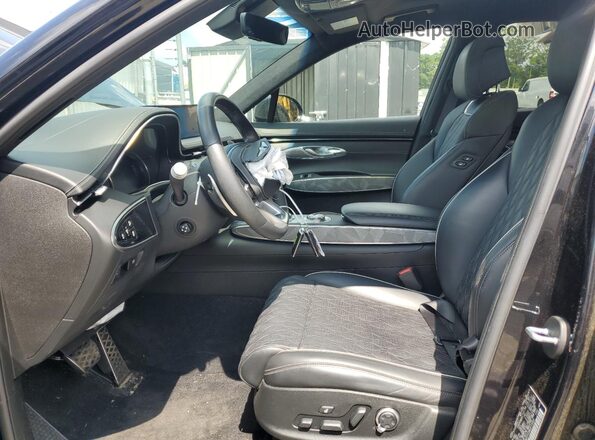 KMUMCDTC3NU013005 2022 GENESIS GV70 Black Vista interior delantera