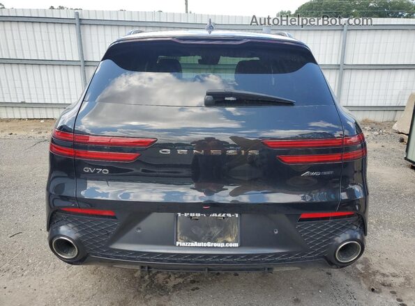 KMUMCDTC3NU013005 2022 GENESIS GV70 Black Vista trasera