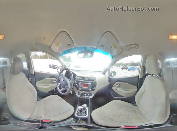 KNADM4A32H6115758 2017 KIA RIO Белый 