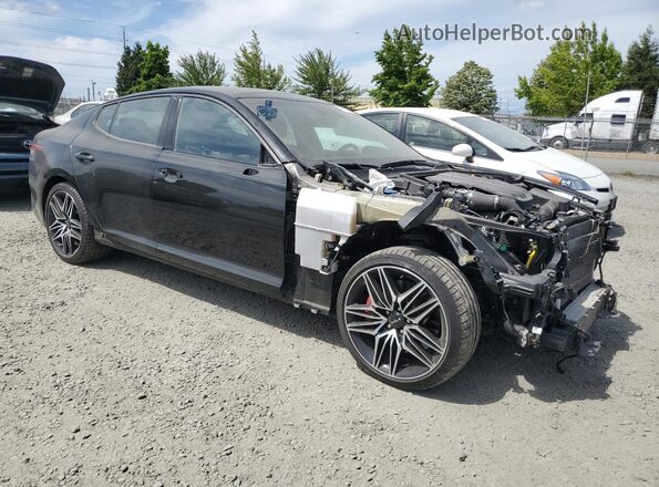 KNAE55LC7P6127522 2023 KIA STINGER Black Delantero derecho
