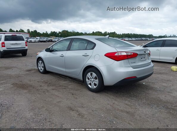 KNAFK4A63G5602660 2016 KIA FORTE Silver Trasero izquierdo