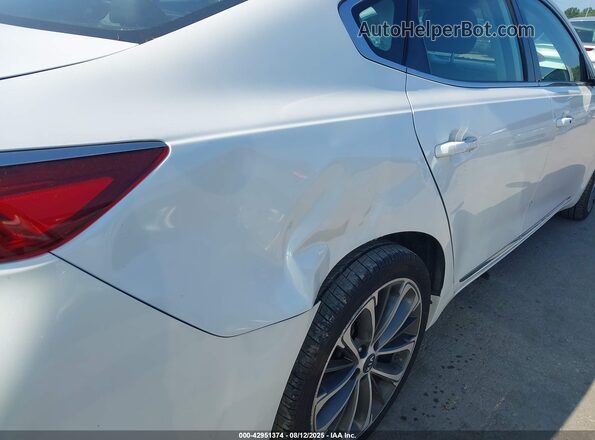 KNALC4J18J5103512 2018 KIA CADENZA White Դիմացի տեսք