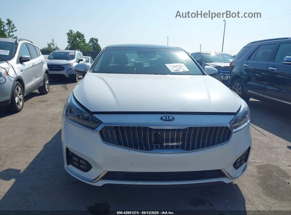 KNALC4J18J5103512 2018 KIA CADENZA White Սարքավորումների վահանակի տեսք