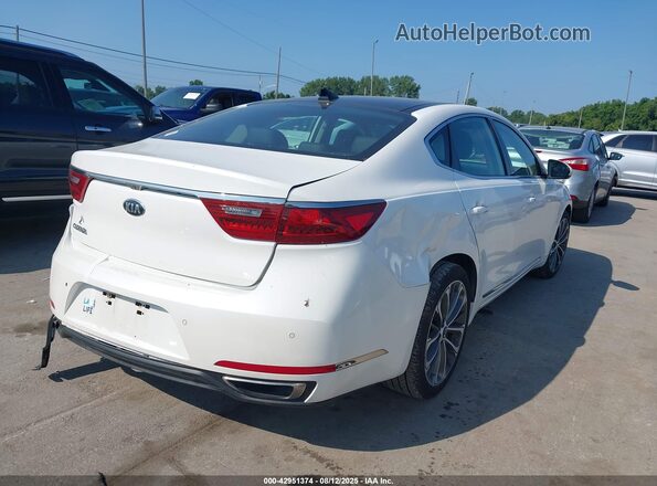 KNALC4J18J5103512 2018 KIA CADENZA White Հետևի աջ