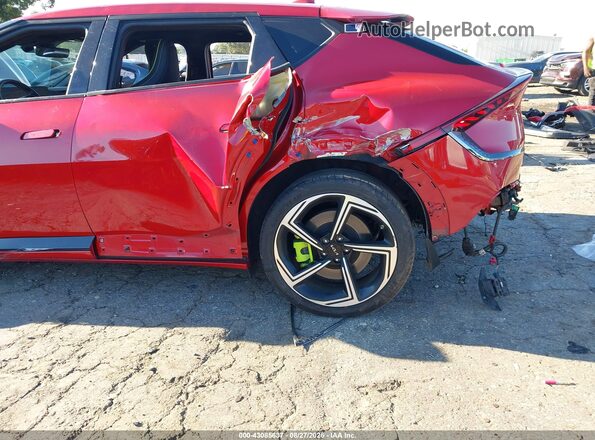 KNDC5DLEXP5110872 2023 KIA EV6 Red Widok z przodu