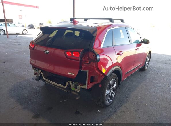 KNDCB3LC8M5464161 2021 KIA NIRO Red Rear right