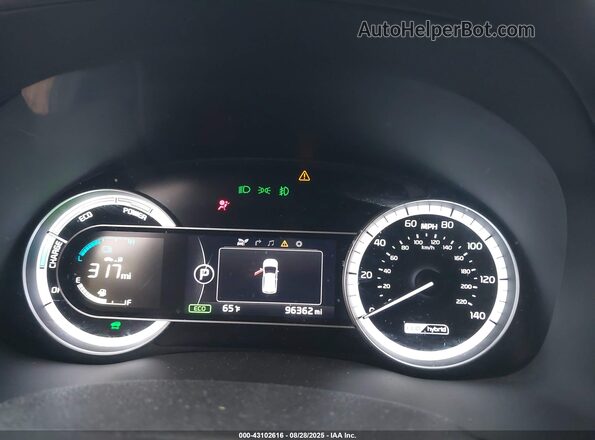 KNDCC3LC7J5133404 2018 KIA NIRO Gray უკანა სავარძლების ხედი