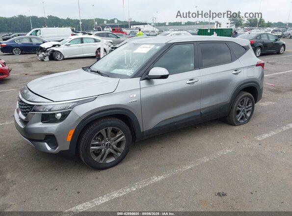 KNDEPCAA2M7232476 2021 KIA SELTOS Gray Front left