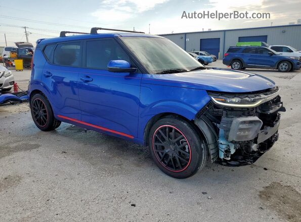 KNDJ53AF2M7759742 2021 KIA SOUL Синий Передняя правая четверть