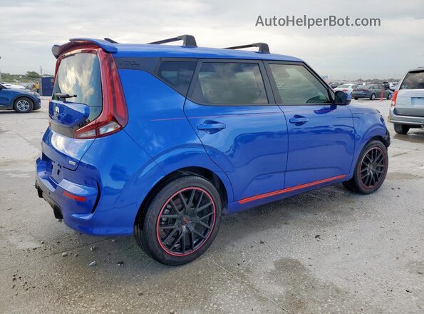 KNDJ53AF2M7759742 2021 KIA SOUL Синий Задняя правая четверть