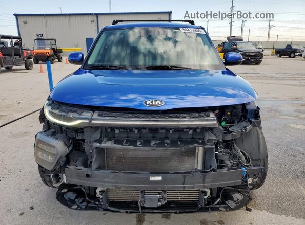 KNDJ53AF2M7759742 2021 KIA SOUL Синий Вид спереди