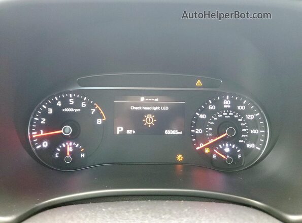 KNDJ53AF2M7759742 2021 KIA SOUL Синий Вид щитка приборов