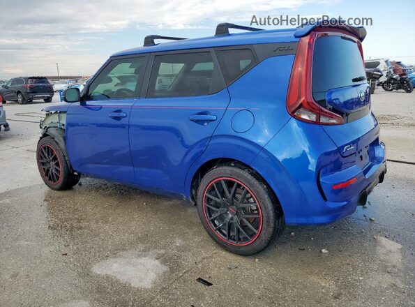 KNDJ53AF2M7759742 2021 KIA SOUL Синий Задняя левая четверть