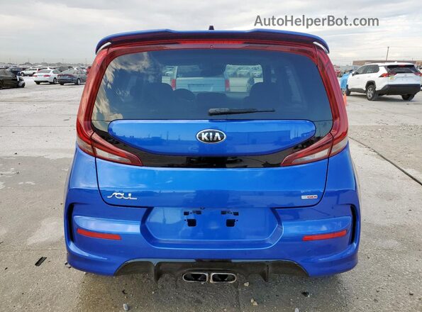 KNDJ53AF2M7759742 2021 KIA SOUL Синий Вид сзади