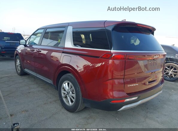 KNDNB4H35P6289907 2023 KIA CARNIVAL MPV Red Trasero izquierdo