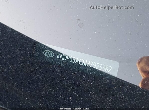KNDP63AC8M7925582 2021 KIA SPORTAGE Black 