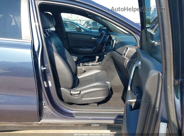 KNDP63AC9M7877378 2021 KIA SPORTAGE Blue წინა სალონის ხედი