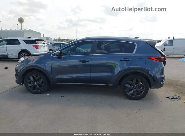 KNDP63AC9M7877378 2021 KIA SPORTAGE Blue სალონის 360-გრადუსიანი ხედი