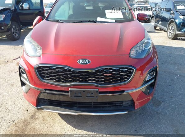 KNDP63ACXL7786425 2020 KIA SPORTAGE Red Vista interior trasera