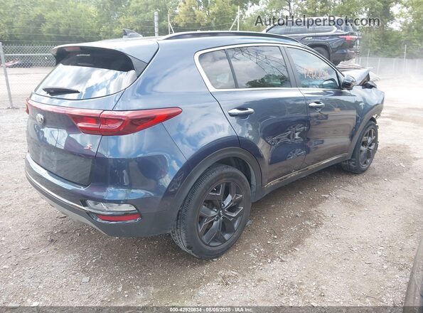 KNDP6CAC9L7665417 2020 KIA SPORTAGE Blue Tył prawy