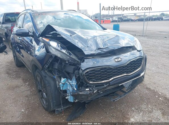 KNDP6CAC9L7665417 2020 KIA SPORTAGE Blue Widok z przodu