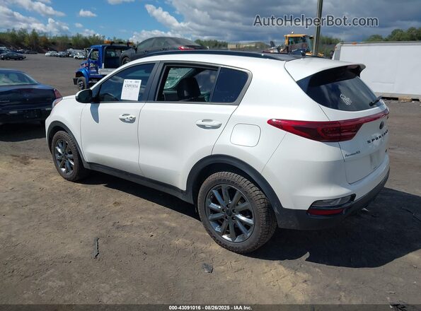 KNDP6CAC9M7854585 2021 KIA SPORTAGE White უკანა მარცხენა